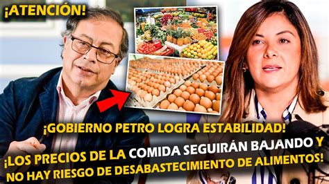 ATENCIÓN PRECIOS DE LA COMIDA SEGUIRÁN BAJANDO Y NO HAY RIESGO DE