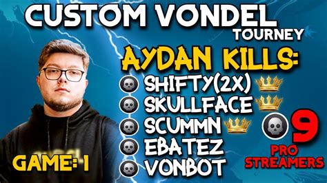 New Warzone Aydan Kills Pro Streamers Custom Vondel Tourney