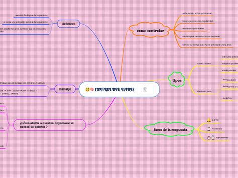 CONTROL DE ESTRES Mind Map