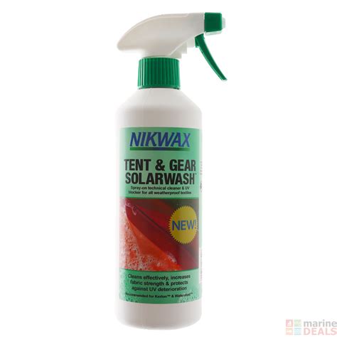 Buy Nikwax Tent Gear Solarwash Spray On Ml Online At Marine Deals