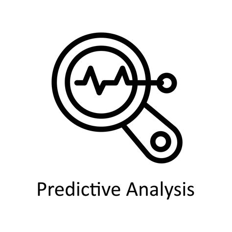 Predictive Analysis Vector Outline Icons Simple Stock Illustration Stock 21828385 Vector Art At