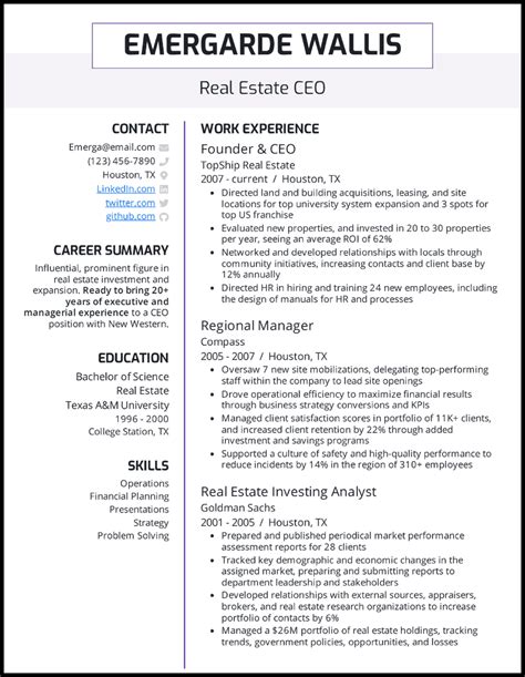 7 Ceo Resume Examples [and Templates]