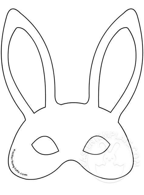 Free Printable Easter Bunny Face