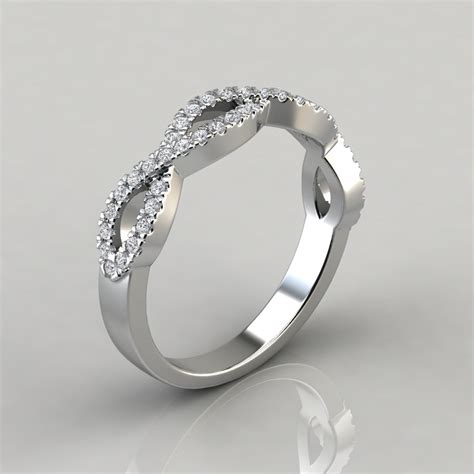 Infinity Band Wedding Ring Gold Wedding