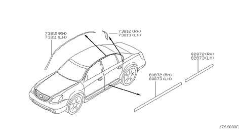 2006 Nissan Altima Body Parts Diagram