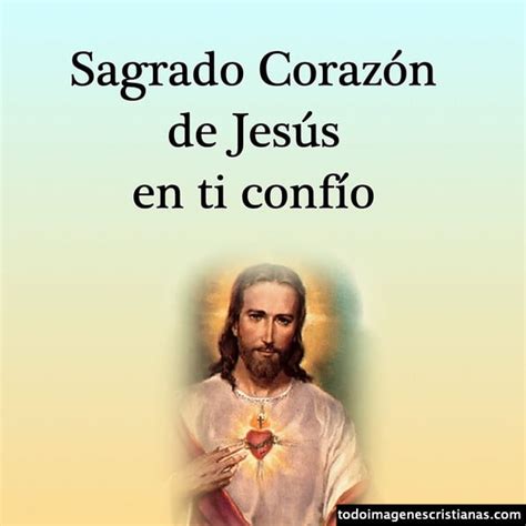 Imágenes del Sagrado Corazón de Jesús en ti confío