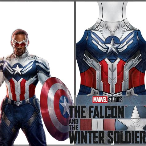 The Falcon And The Winter Soldier Costume Cosplay Superhero Zentai