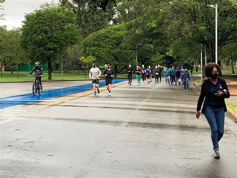 Mesmo Chuva Parque Do Ibirapuera Registra Movimenta O Intensa