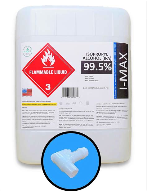 Isopropyl Alcohol Gallons Of High Purity Ipa Includes One