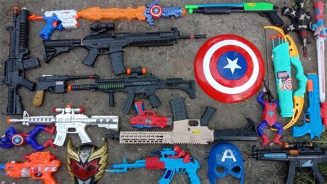 Mencari Tembak Tembakan Ak Spiderman Nerf Gun Blaster Gun