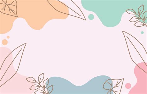 Aesthetic Colorful Pastel Floral Fluid Abstract Background 12433752