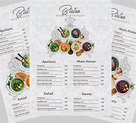 36 Creative Menu Layout Ideas For Restaurant Menu Templates