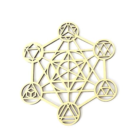 Sacred Geometry Wall Art Sculpture Tree Of Life Symbol Yoga Meditation Chakra Wood Crystal Grid