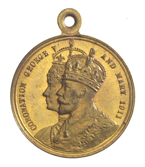 Medal Coronation Of King George V Queen Mary Commemorative