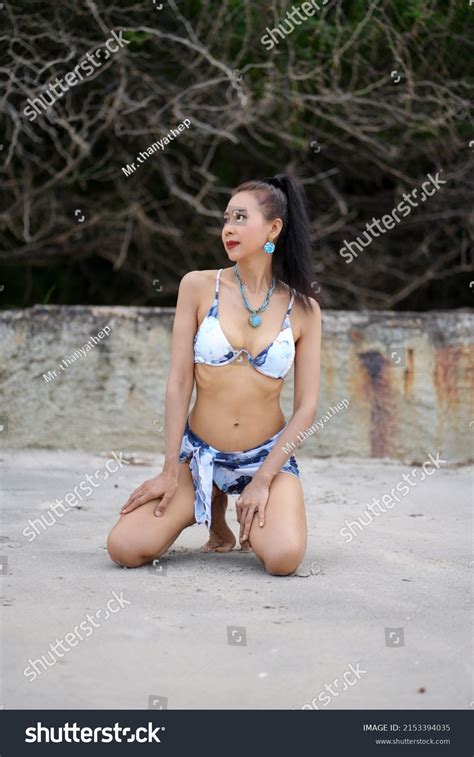 Beautiful Slim Woman Girl White Bikini Stock Photo Shutterstock