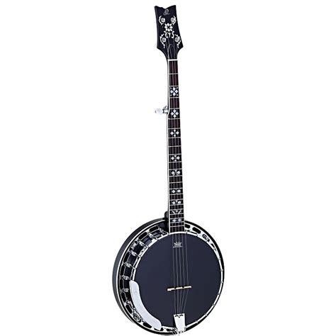 Ortega OBJ450 SBK 5 String Banjo Black Incl Gig Bag Banjo Reverb