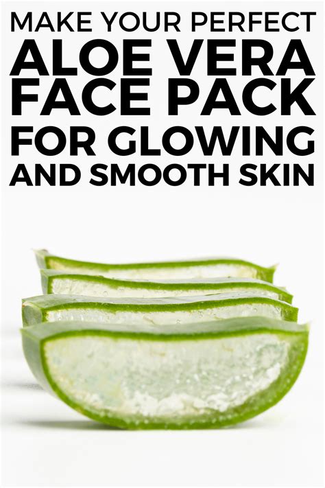 Homemade Aloe Vera Face Masks For Every Skin Type In 2021 Face Products Skincare Aloe Vera