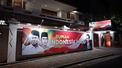 Begini Penampakan Rumah Tim Pemenangan Prabowo Wali Kota Solo Di Dekat