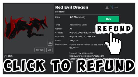 How To Refund Items In Roblox 2022 Tutorial YouTube