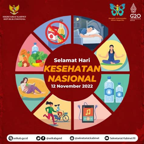 Sekretariat Kabinet Republik Indonesia Hari Kesehatan Nasional