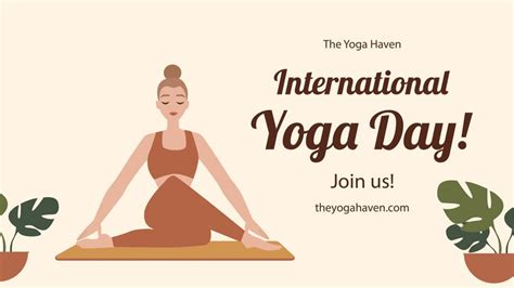 International Yoga Day Invitation Background In EPS Illustrator