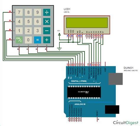 Arduino Calculator Using X Keypad Duino