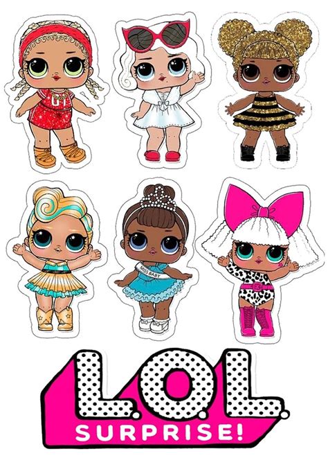 Lol Doll Birthday Cake Topper