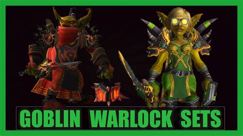 Goblin Warlock Transmog 5 Creative Wow Sets Wod 703 Youtube