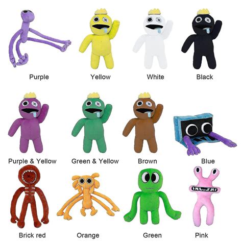 Roblox Rainbow Friends Peluche Jouet Dessin Anim Arc En Ciel Amis