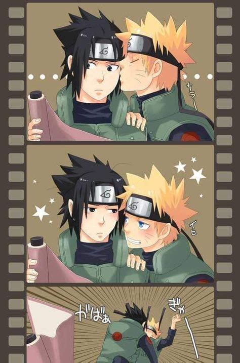 Sasunaru Imágenes Naruto Sasuke Kiss Naruto Cute Naruto Comic