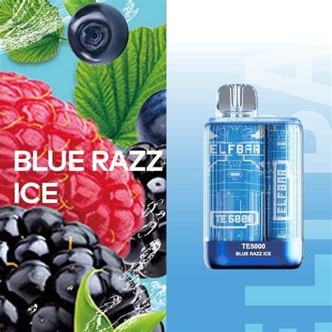 Vapeartbaku Elfbar Te Blue Razz Ice