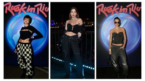 Rock In Rio Looks De Famosas Que Brilharam No Festival