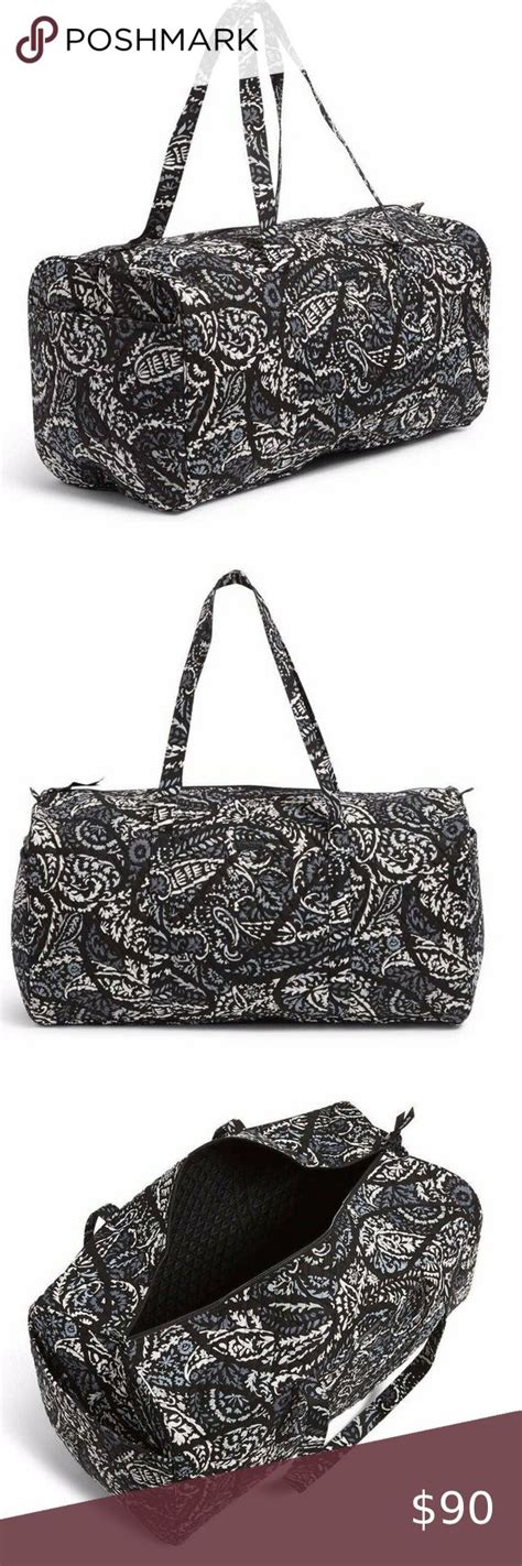 Vera Bradley Xl Traveler Duffel Bag Paisley Noir Vera Bradley Duffle