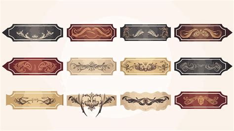 Premium Vector Vintage Ribbon Banners Or Labels Vector Collection