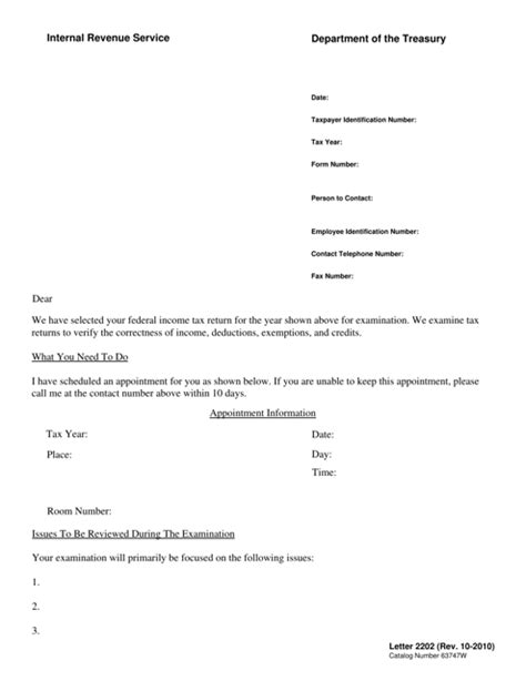 Free Irs Letter Templates And Samples Download Pdf And Print Templateroller