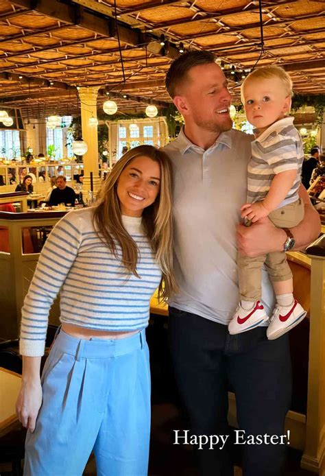 JJ Watt Celebrates Easter with Wife Kealia and Son Koa