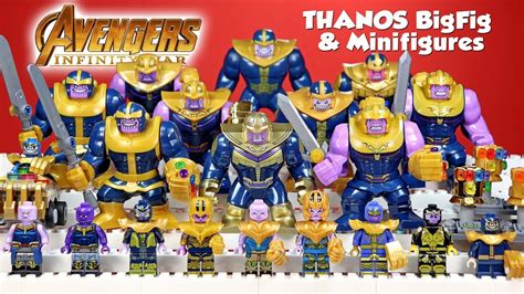 LEGO Thanos Minifigure With Gauntlet And Infinity Stones From Infinity ...