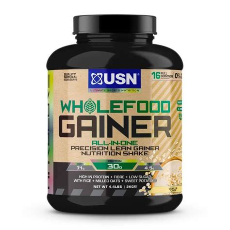 Wholefood Gagneur G Vanille Usn Gainers Prise De Masse