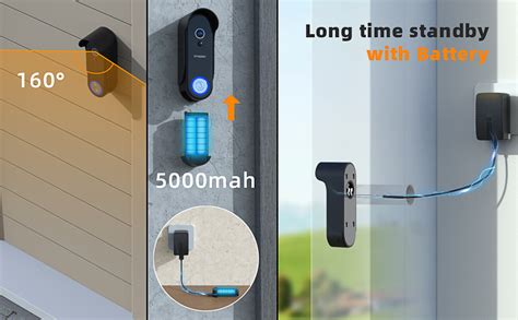 Amazon TMEZON Wireless Video Intercom System Wire Free Doorbell