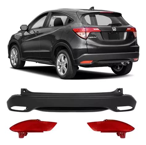 Spoiler Parachoque Traseiro Refletor Honda Hrv