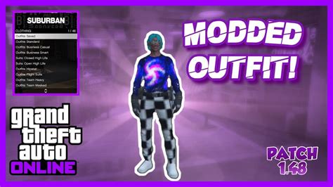 Gta Modded Galaxy Outfit Purple Youtube