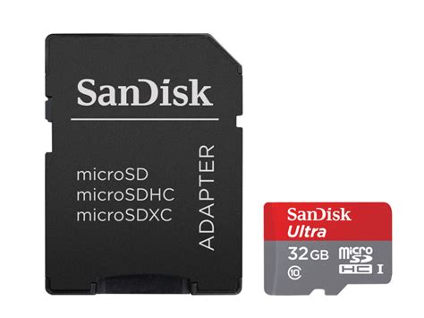 Sandisk Ultra 32gb Micro Sdhc Class 10 Uhs I Memory Card With Adapter Canadian Tire