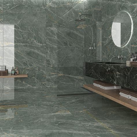 Get The Look Large Format Marble Effect Tiles Tileshack