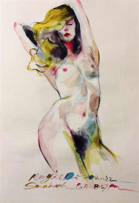 Fashion Illustrator Mengjie Di Nude