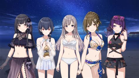 アイドルマスター シャイニーカラーズ公式 On Twitter 現在開催中の「水着ピックアップガシャ」と「トワイライツコレクション」のアイドルのみなさんに並んでいただきましたよ～。 水着姿