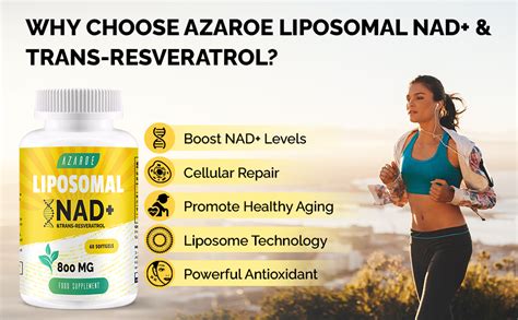 Liposomal NAD Trans Resveratrol 800 Mg Softgels Superior Alternative