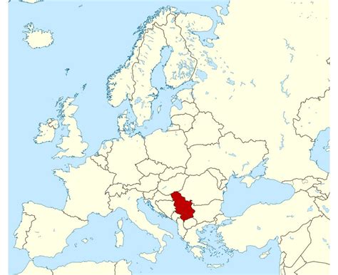 Maps Of Serbia Collection Of Maps Of Serbia Europe Mapsland