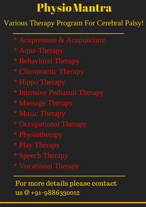 Various Therapy Programs For Cerebral Palsy! | Best Physiotherapy ...