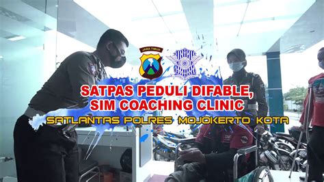 Satlantas Polresta Mojokerto Peduli Disabilitas Youtube