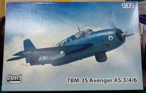 Sword 1 72 TBM 3S Avenger AS 4 復仇者式反潛機 塑膠組裝模型 SW72130 露天市集 全台最大的網路購物市集